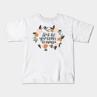 don't let your hearts be troubled john 14:1 bible verse Kids T-Shirt